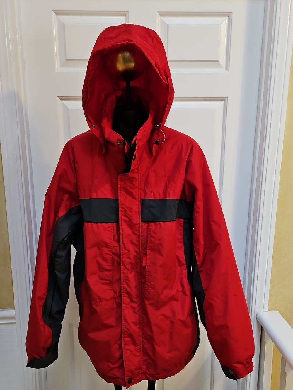 CHEROKEE Mens Red/gray Ski Snow Coat Jacket Parka - M